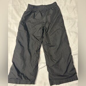 Kids Waterproof Black Lined Slush Pants